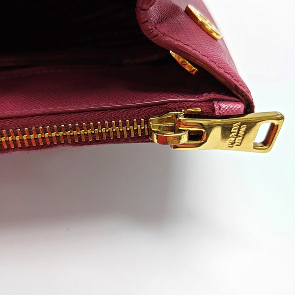 Galleria Medium Saffiano Calfskin Red