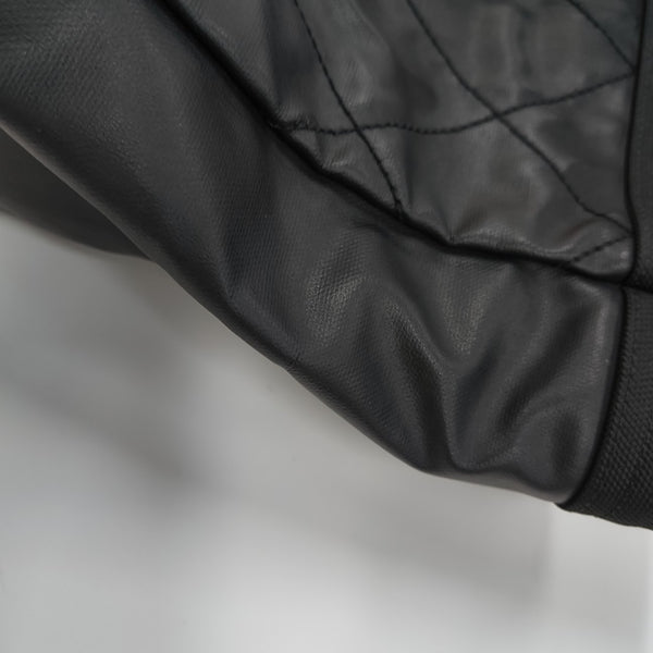 PARIS BIARRITZ Large Quilted Coated Canvas Black