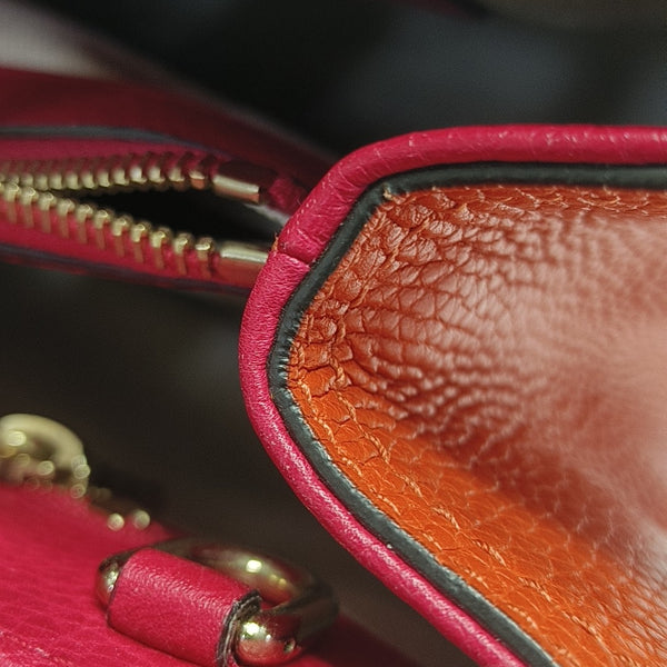Bamboo 1947 Medium Calfskin Red