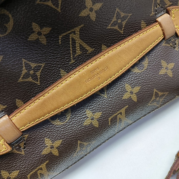 BUMBAG Monogram Coated Canvas Brown