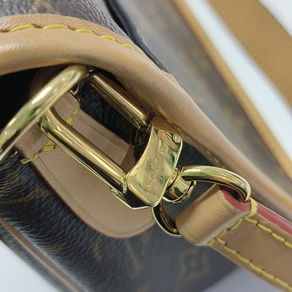 DIANE Monogram Coated Canvas Brown