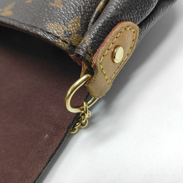 FAVORITE PM Monogram Coated Canvas Brown