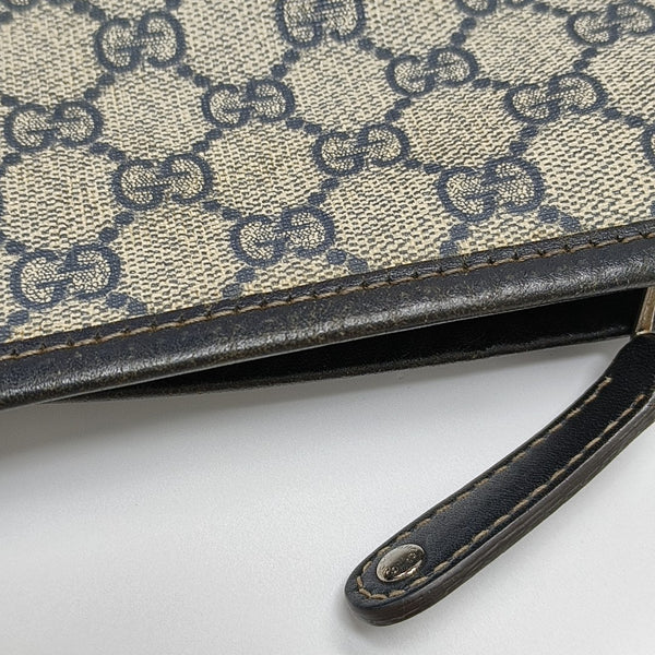 Monogram Coated Canvas Shoulder Bag Blue