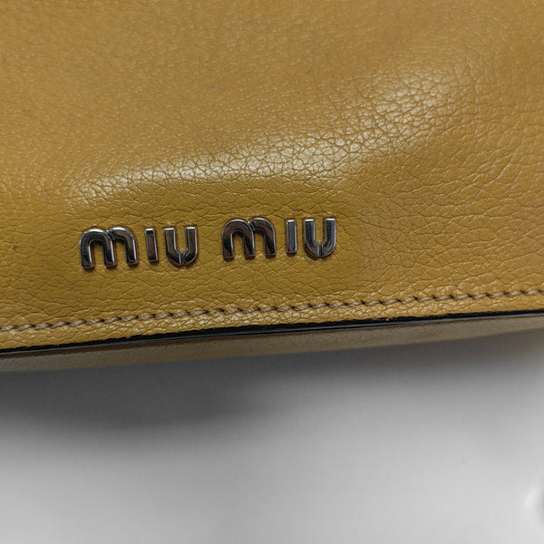 Calfskin Shoulder Bag Yellow
