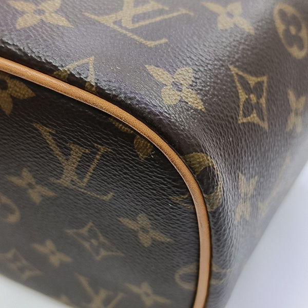 NICE Monogram Coated Canvas Brown
