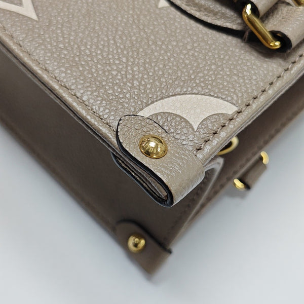 ONTHEGO PM Monogram Calfskin Gray