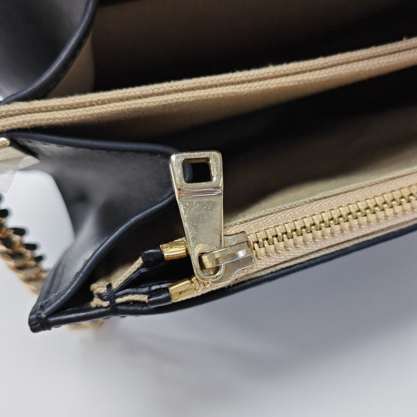 Calfskin Crossbody Bag Black
