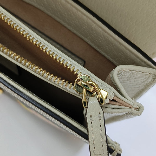 Monogram Coated Canvas Shoulder Bag Beige