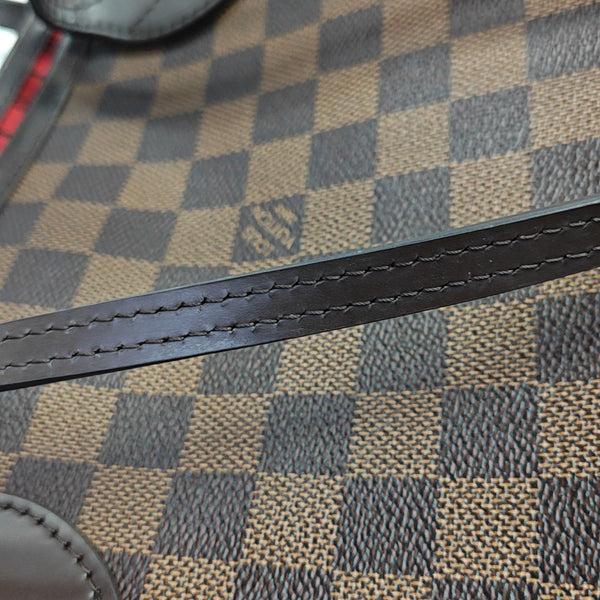 NEVERFULL MM Damier Ebene Coated Canvas Brown