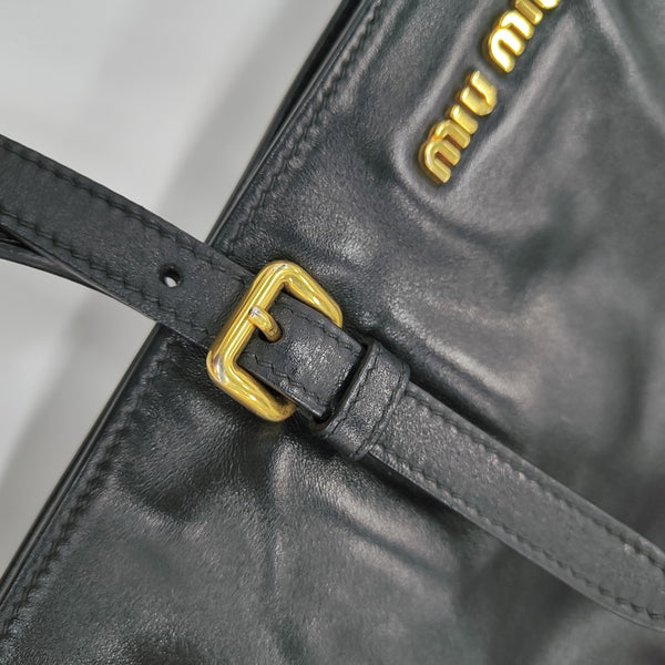 Calfskin Tote Bag Black