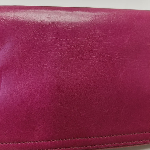 Saffiano Calfskin Wallet Red