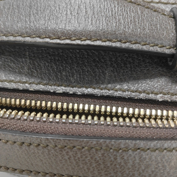 Ophidia Mini Monogram Coated Canvas Beige