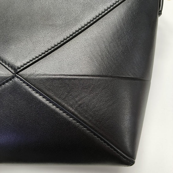 Origami Ala Quilted Lambskin Black