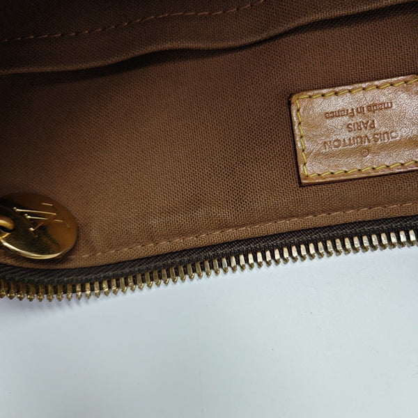 PALERMO PM Monogram Coated Canvas Brown