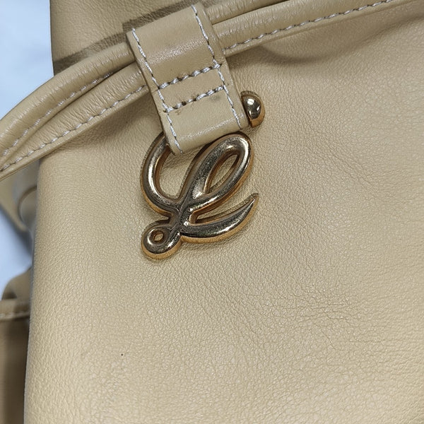 Calfskin Bucket Bag Yellow
