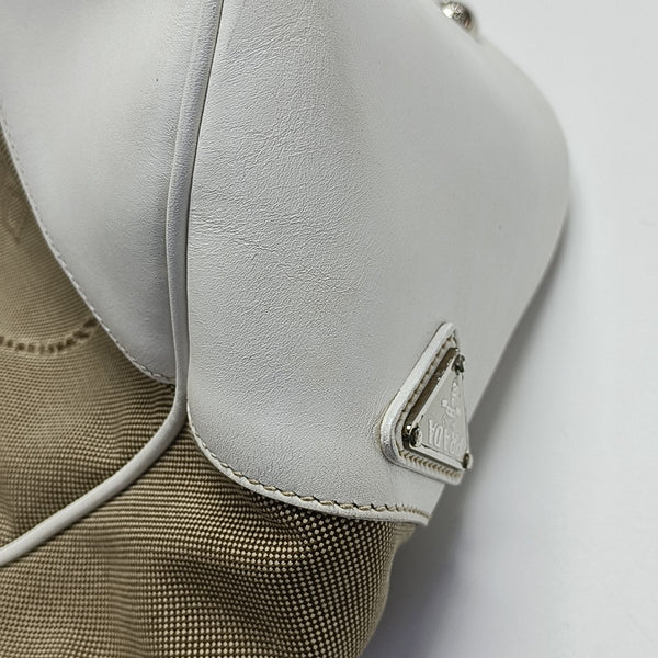 Fabric Tote Bag Beige