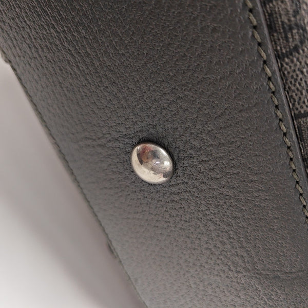 GG Multicolor Monogram Coated Canvas Gray