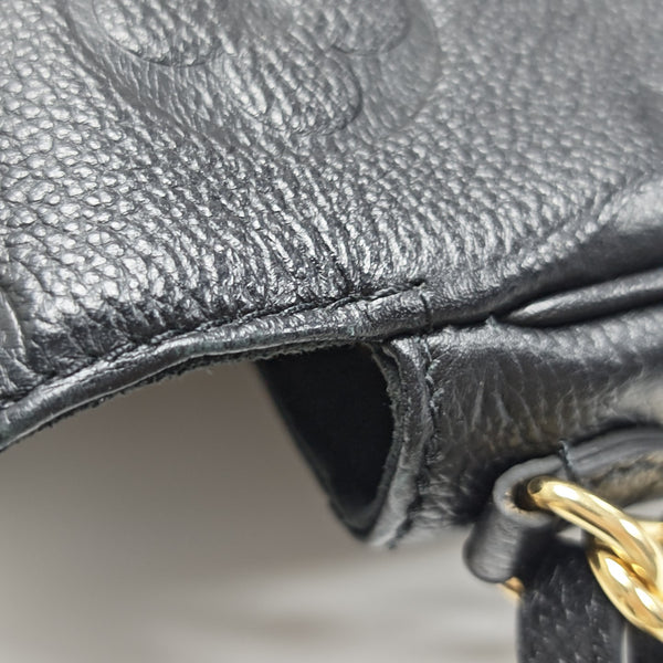 IVY Monogram Calfskin Black