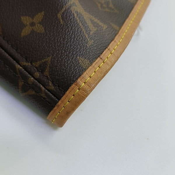NEVERFULL MM Monogram Coated Canvas Brown