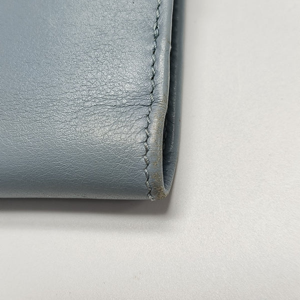 Calfskin Wallet Blue