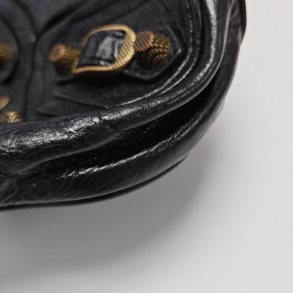 Calfskin Shoulder Bag Black