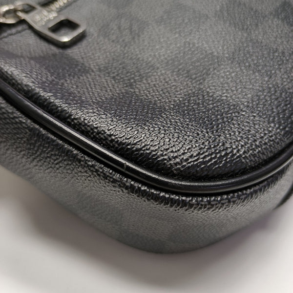 AMBLER Damier Graphite Coated Canvas Black