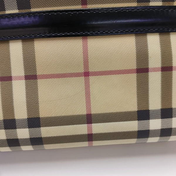 Coated Canvas Crossbody Bag Beige