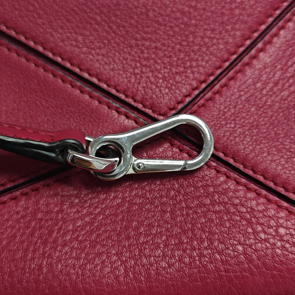 Puzzle Mini Calfskin Red