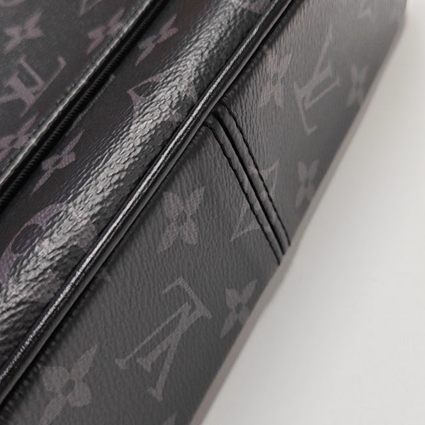 DISTRICT PM Monogram Coated Canvas Black