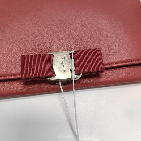 Vara Calfskin Red Wallet