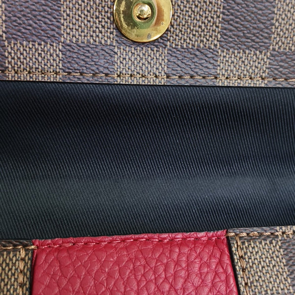 BOND STREET BB Damier Ebene Coated Canvas Brown