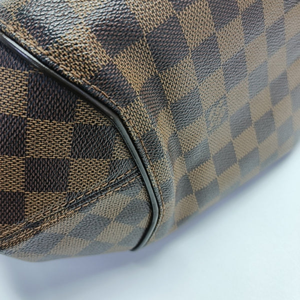 SISTINA GM Damier Ebene Coated Canvas Brown