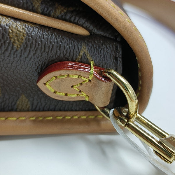 DIANE Nano Monogram Coated Canvas Brown