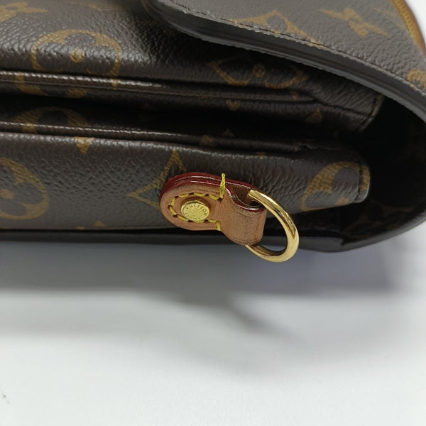 MÉTIS MM Monogram Coated Canvas Brown