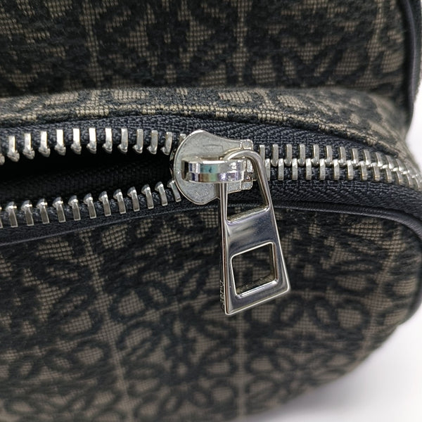 Monogram Fabric Shoulder Bag Gray