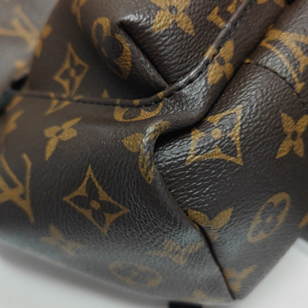 PALM SPRINGS PM Monogram Coated Canvas Brown