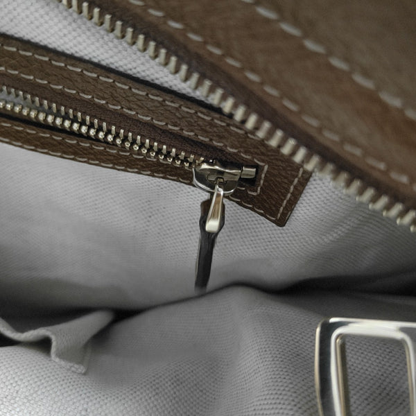 Bree Medium Monogram Canvas Beige
