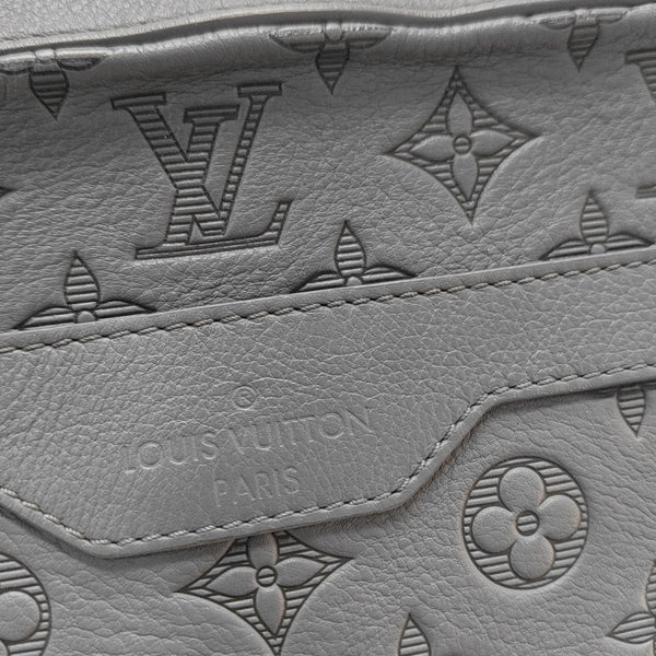 TRIO Monogram Calfskin Gray