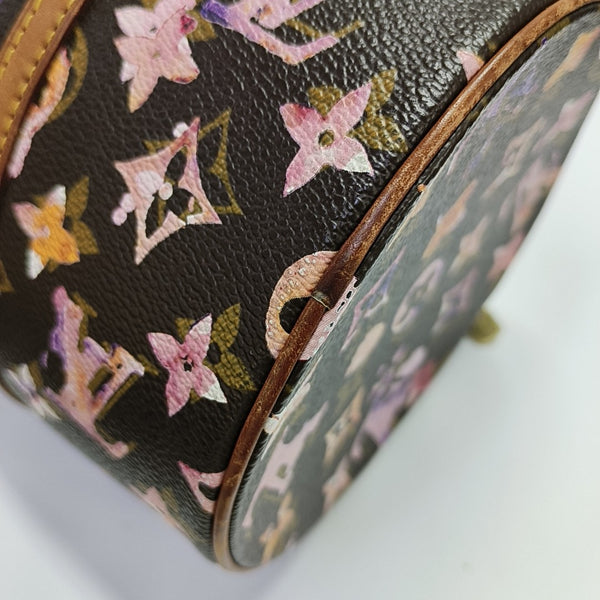 PAPILLON 30 Monogram Coated Canvas Brown