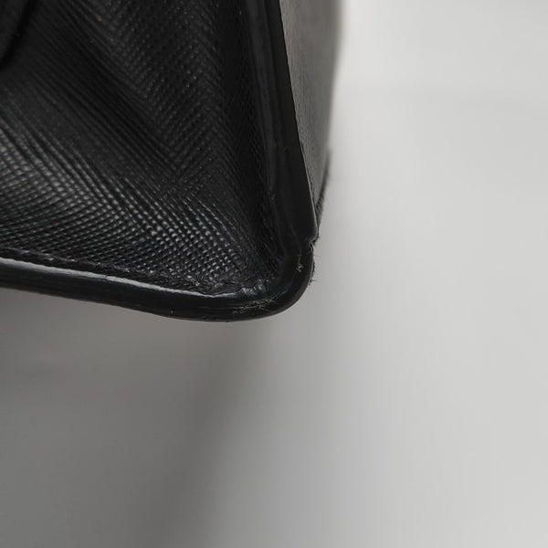 Saffiano Calfskin Tote Bag Black