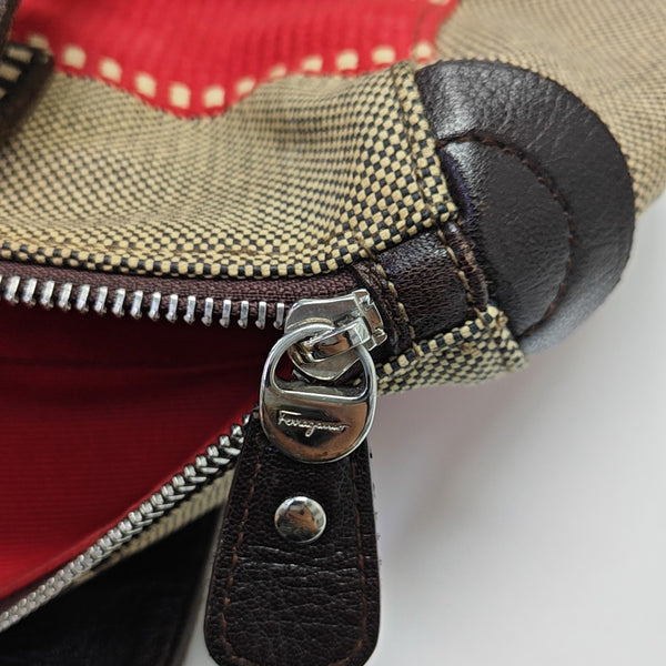 Canvas Shoulder Bag Gray