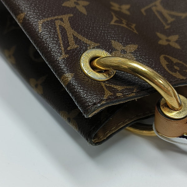 GRACEFUL PM Monogram Coated Canvas Brown