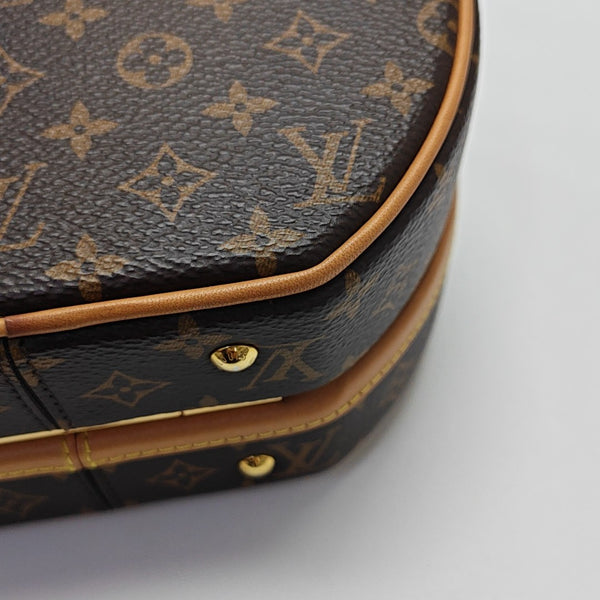 BOITE CHAPEAU PM Monogram Coated Canvas Brown