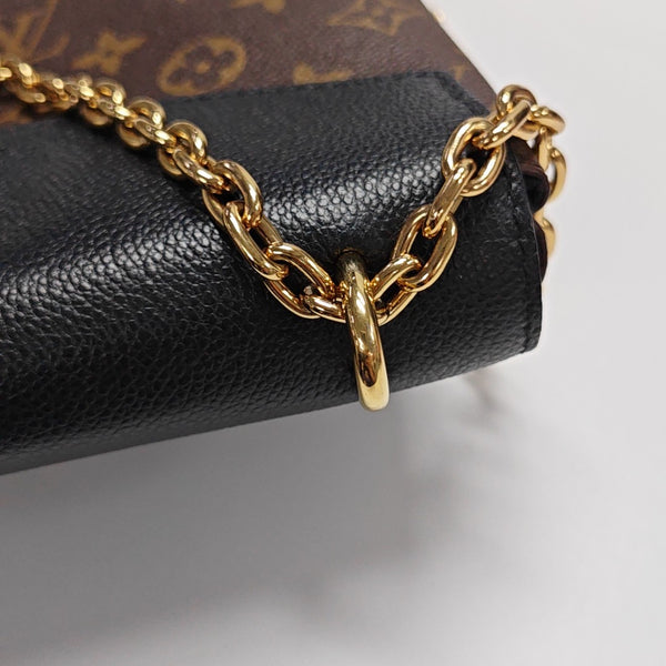 SAINT PLACIDE Monogram Coated Canvas Black