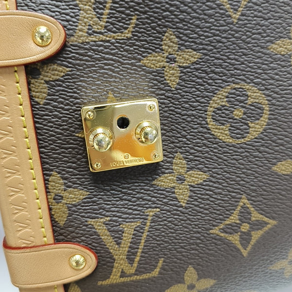 SIDE TRUNK MM Monogram Coated Canvas Brown