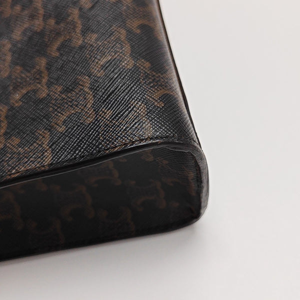 CABAS CELINE Small Coated Canvas Brown