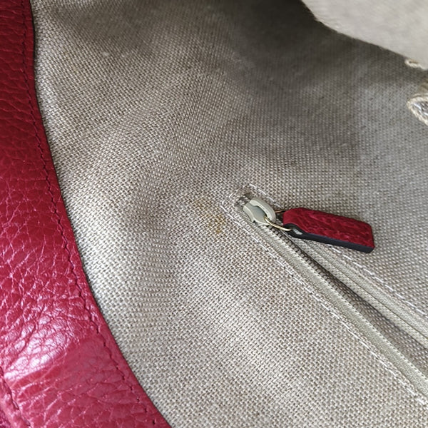 Microguccissima Calfskin Red