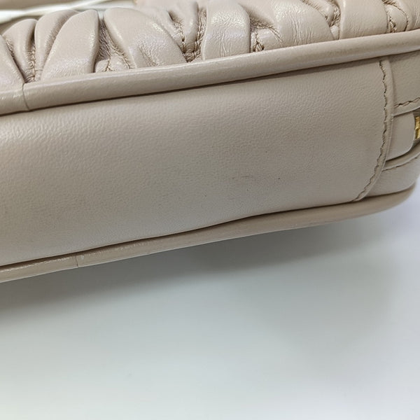 Arcadie Matelassé Small Quilted Lambskin Pink