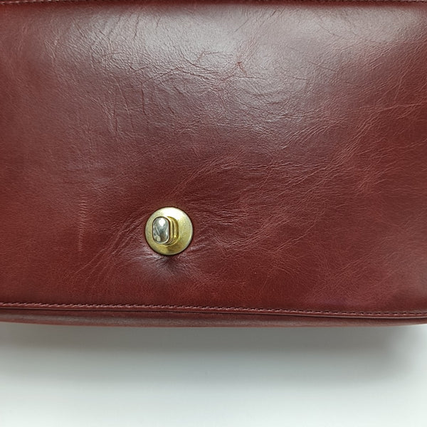 Quilted Calfskin Shoulder Bag Red