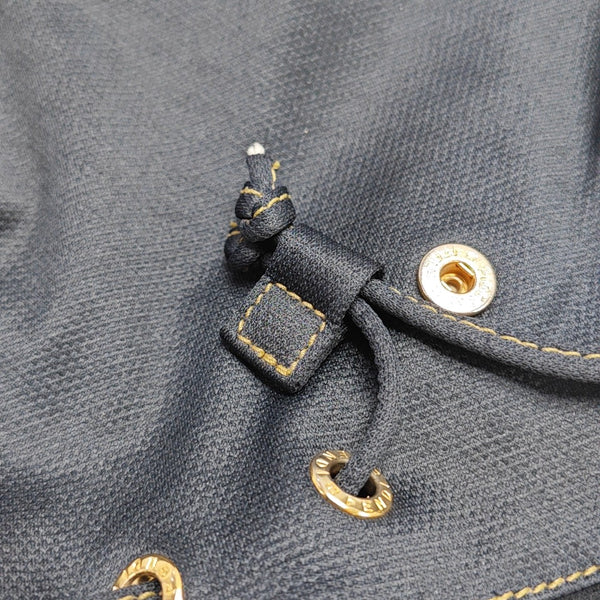 Fabric Top Handle Bag Blue